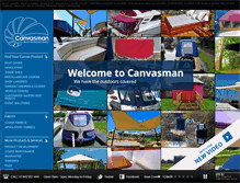 Tablet Screenshot of canvasman.co.uk